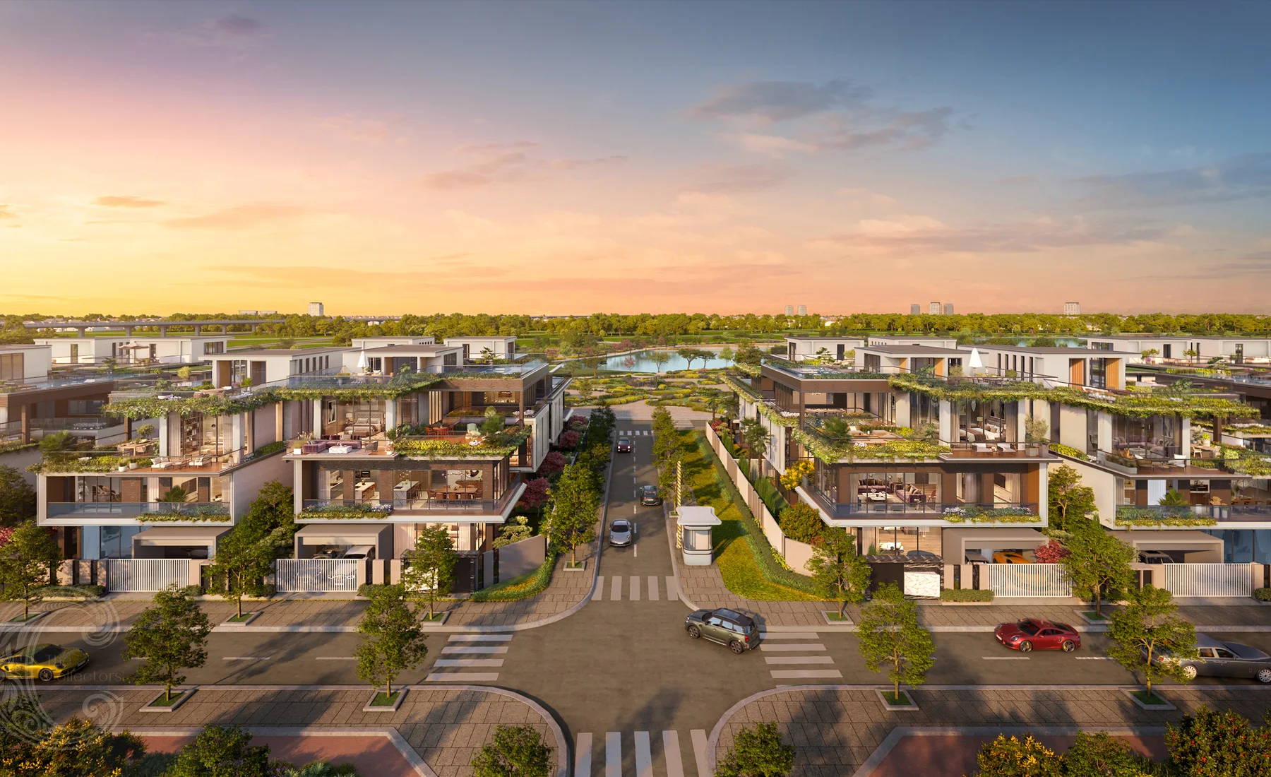 Dãy dinh thự trục B3 — A5