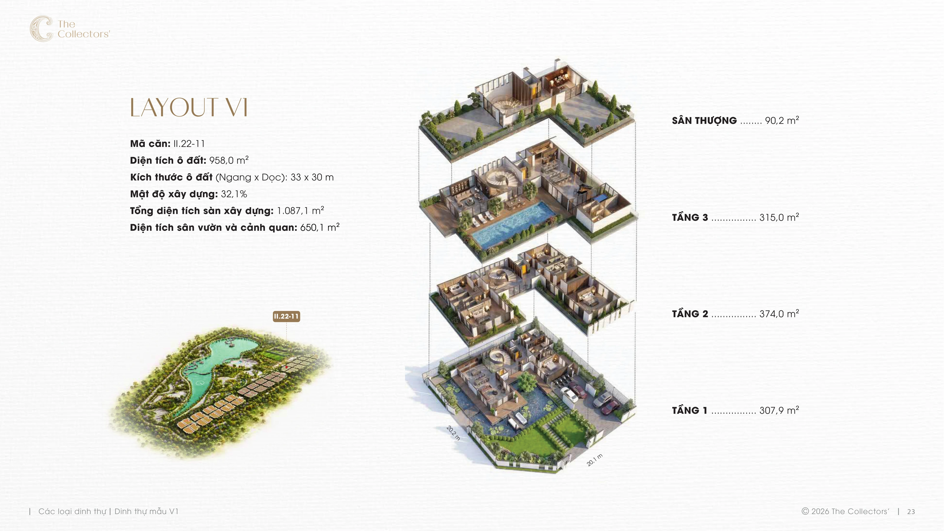 Trang E-Leaflet chính thức của mẫu dinh thự V1