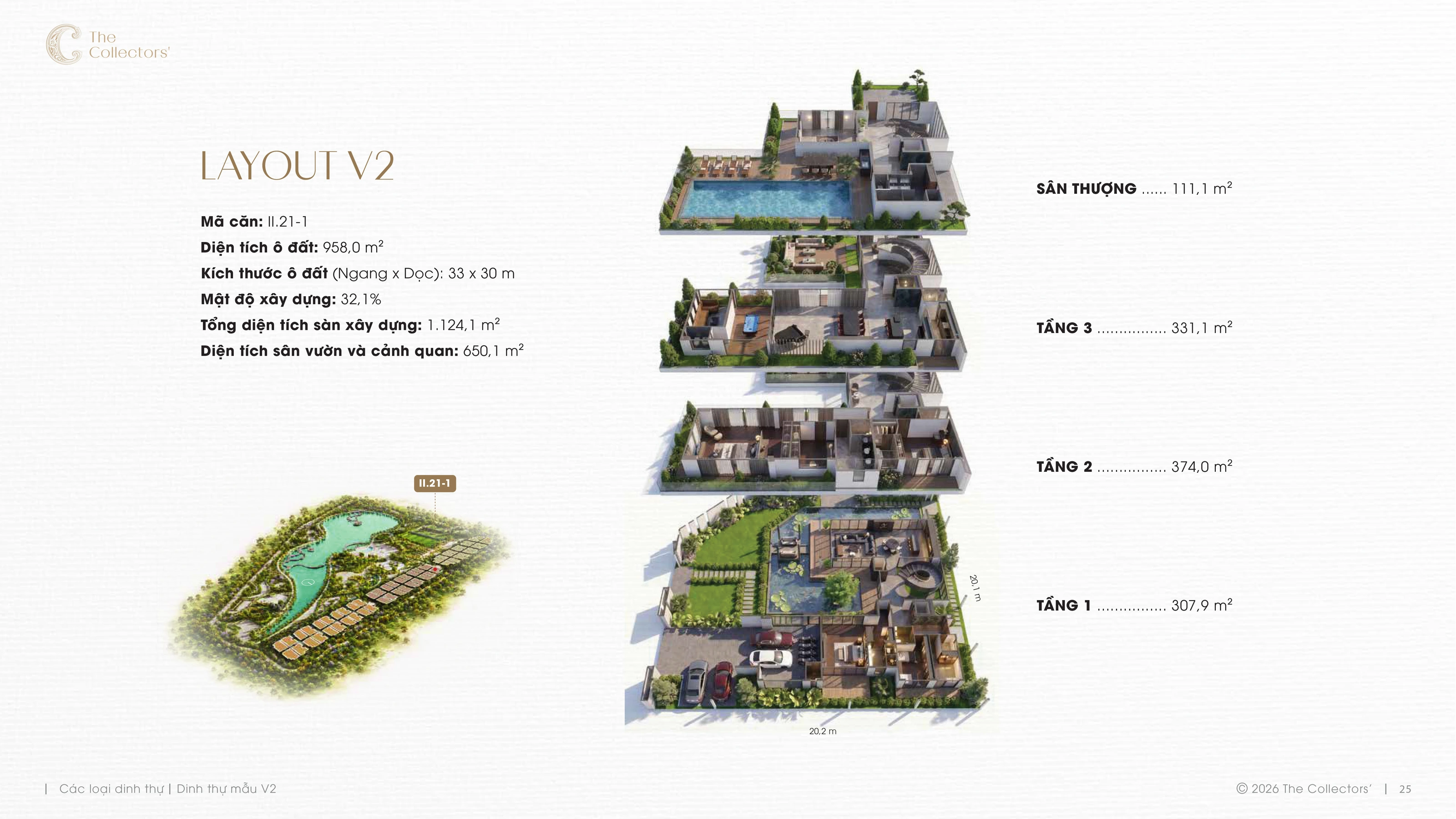 Trang E-Leaflet chính thức của mẫu dinh thự V2