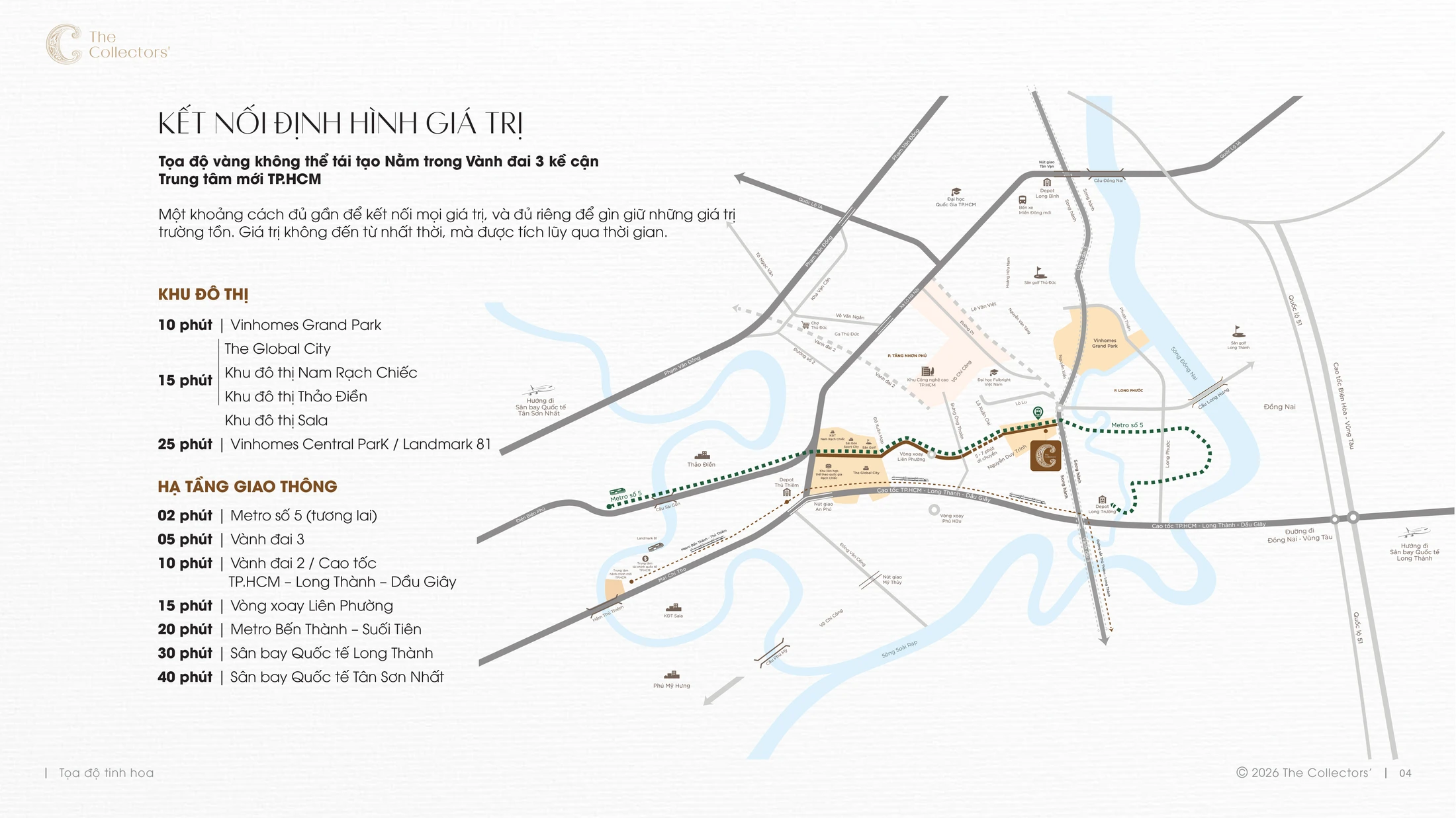 Bản đồ kết nối chính thức của The Collectors' theo E-Leaflet 27/07/2026