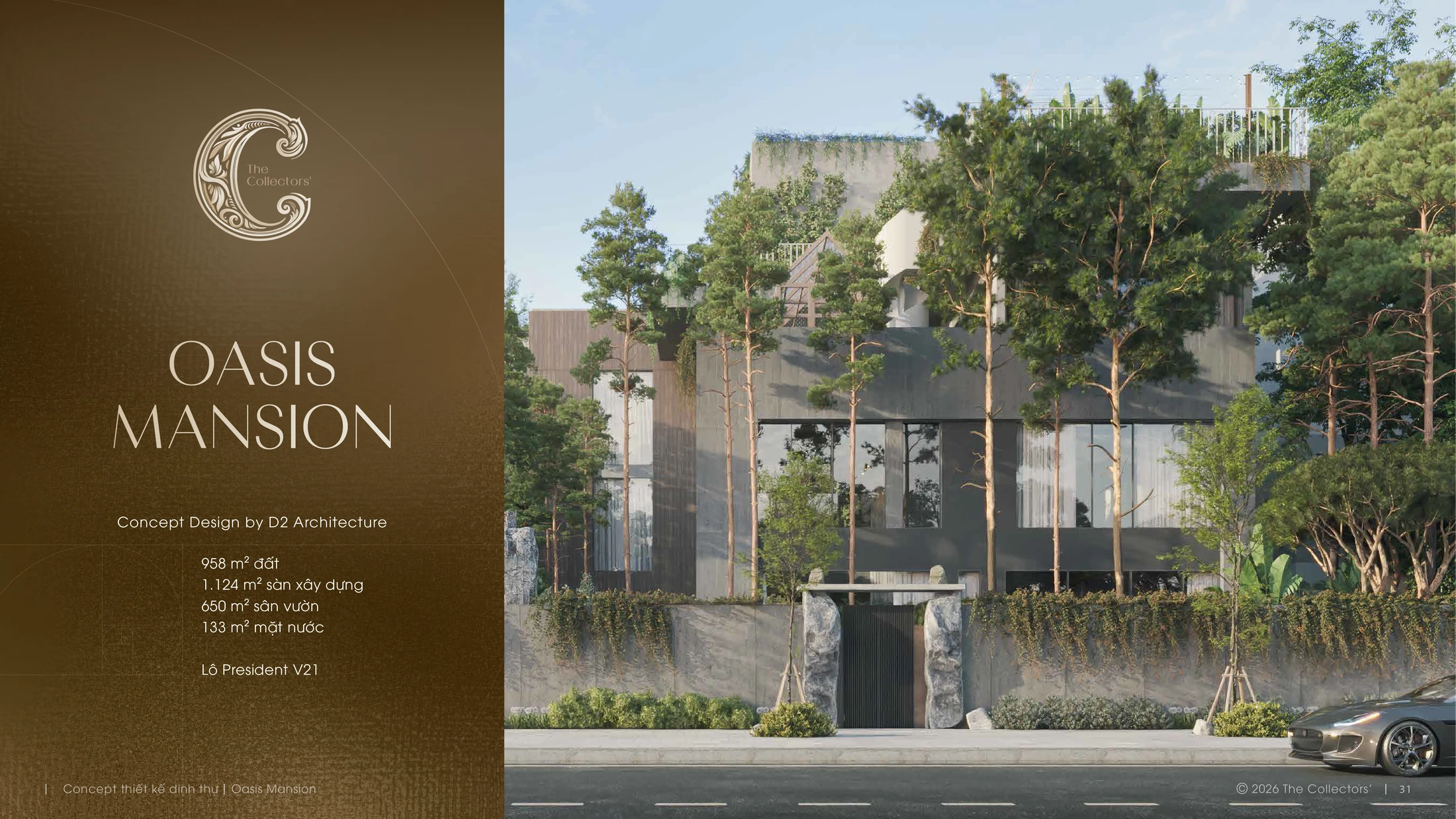 Tổng quan ngoại thất Oasis Mansion theo E-Leaflet 27/07/2026
