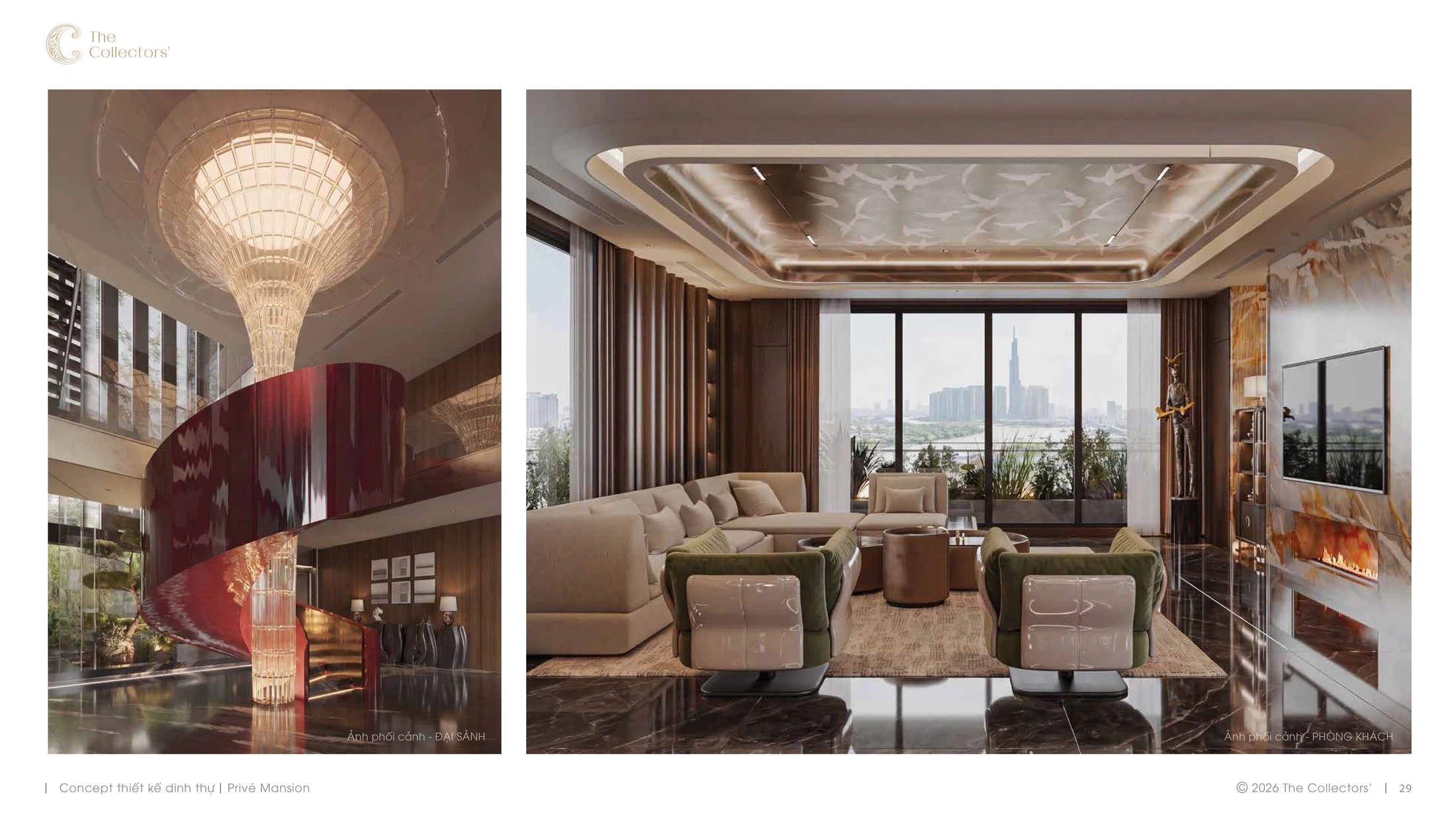 Không gian thiết kế 1 Privé Mansion theo E-Leaflet 27/07/2026