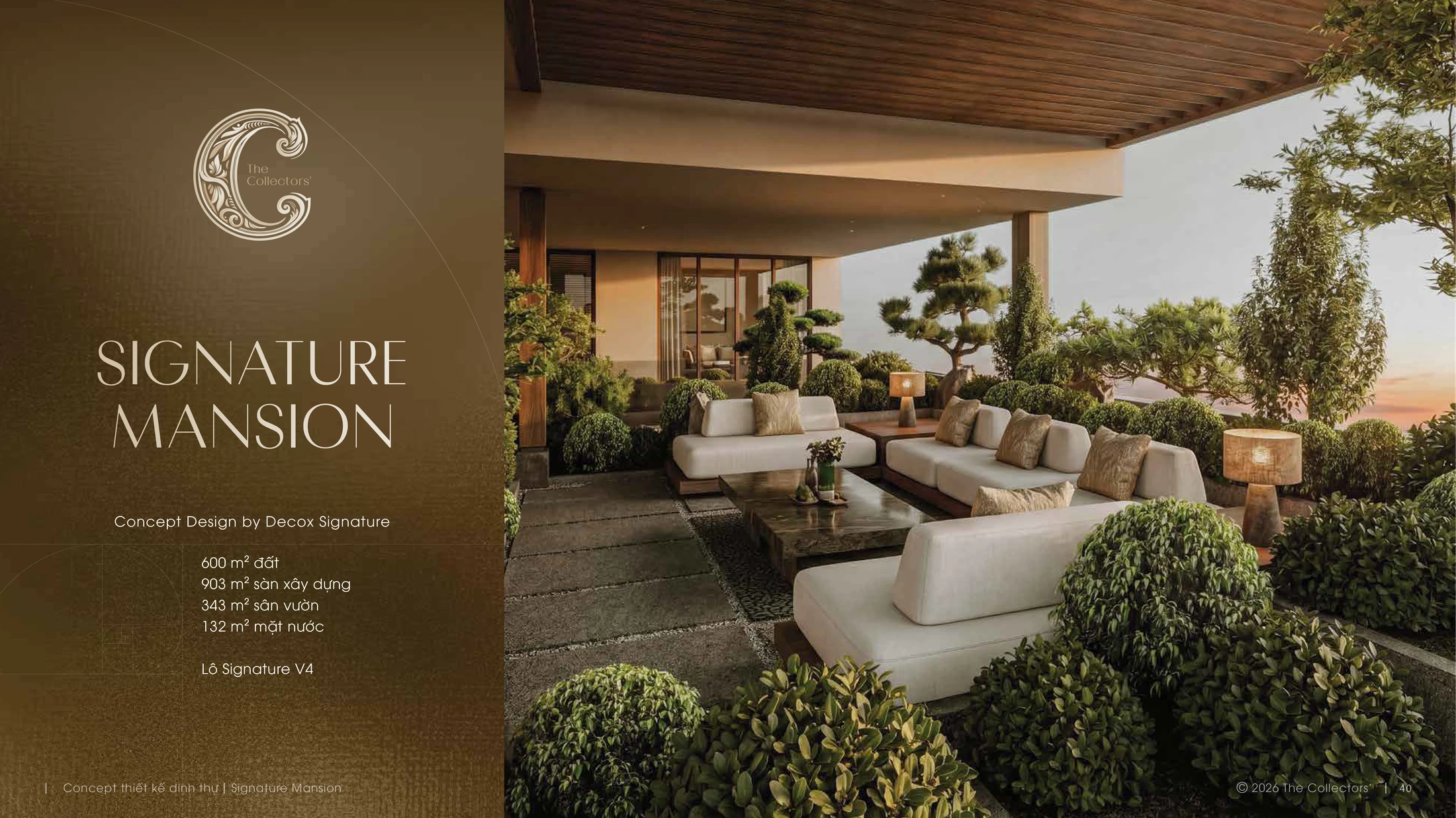 Tổng quan ngoại thất Signature Mansion theo E-Leaflet 27/07/2026